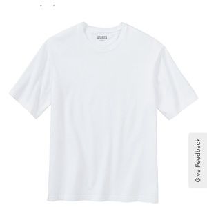 Duluth Trading Company white long tail t-shirt 2XL